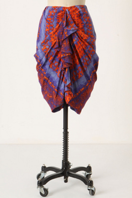 Ruffles & Ripples Skirt - Anthropologie.com :  ruffle silk clothing skirts