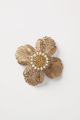 Filigree Gentian Barrette