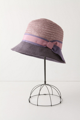 Dawning Dusk Hat - Anthropologie.com :  hat pink wrapped purple