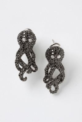 Swanky Octopus Earrings - Anthropologie.com from anthropologie.com