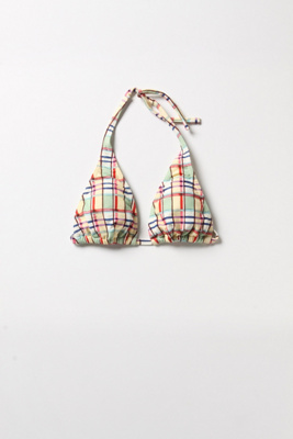 Madras Twist Top - Anthropologie.com :  top plaid tie neck retro