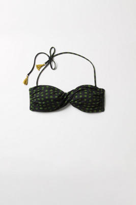 Moorland Top - Anthropologie.com :  polka dot top moss swimwear