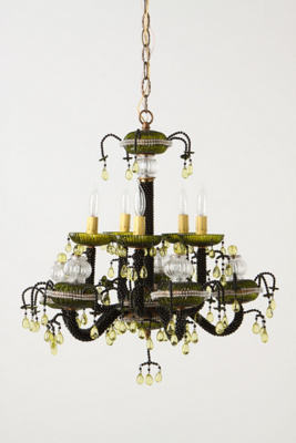 Saturated Dewdrops Chandelier