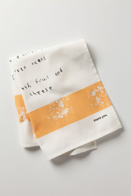 Short-Order Dishtowel, Orange 