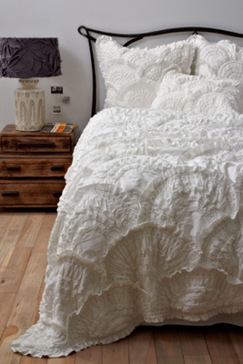 Rivulets Bedding, Cream