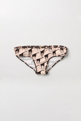 Loping Herd Bikini Bottoms - Anthropologie.com : giraffe swimwear bikini bottom