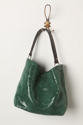 Mamba Bag - Anthropologie.com :  tote emerald snakeskin