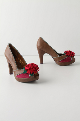 Felted Chrysanthemum Heels - Anthropologie.com from anthropologie.com
