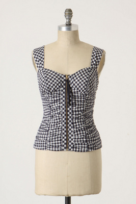 Bayou Gingham Cami - Anthropologie.com :  gingham country inspired camisole navy and white