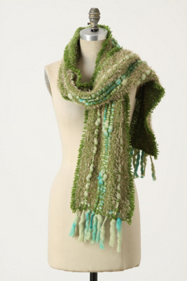Downy Canals Scarf - Anthropologie.com :  fuzzy yarn chenille scarf