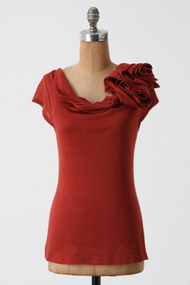 Flower Vendor Top - Anthropologie.com :  wool blend jersey swirly tee
