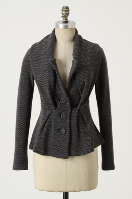 Herringbone Sweater Jacket - Anthropologie.com :  jacket sweater sweater jacket anthropologie