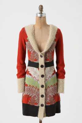Winter Fern Sweatercoat - Anthropologie.com