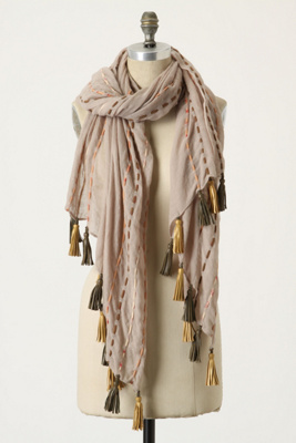 Hot Air Scarf - Anthropologie.com :  cording wool tassels sweaterknit