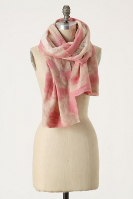 Dappled Islet Scarf - Anthropologie.com :  wool acrylic scarf felt