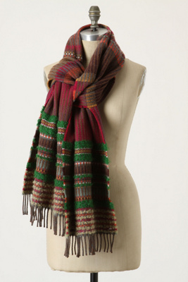 Stories Untold Scarf - Anthropologie.com :  wooly mohair colorful scarf
