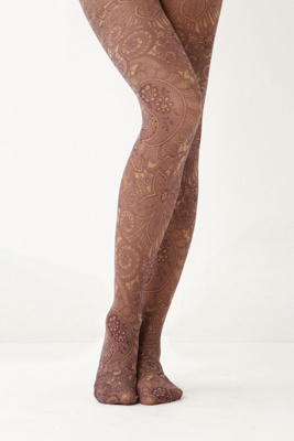 Plum Paisley Tights - Anthropologie.com :  nylon swirly paisley plum