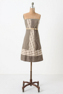 Walk With Me Dress - Anthropologie.com :  mixed prints patchwork day dress cotton