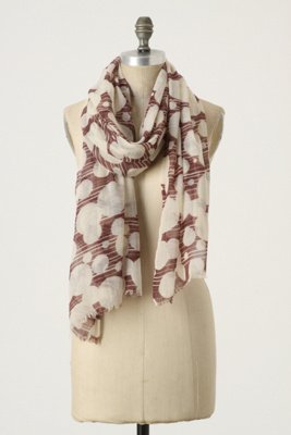 Fill-In-The-Blanks Scarf - Anthropologie.com :  cashmere cotton geometric scarf