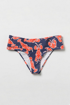 Maine Event Bikini Bottoms - Anthropologie.com :  boyshort marine inspired navy red