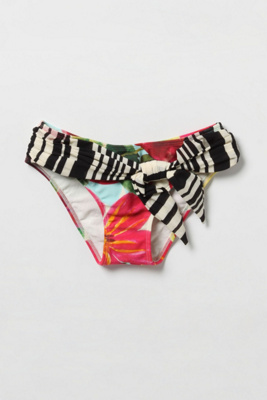 Carefree Bottoms - Anthropologie.com :  striped bottom bikini pleated