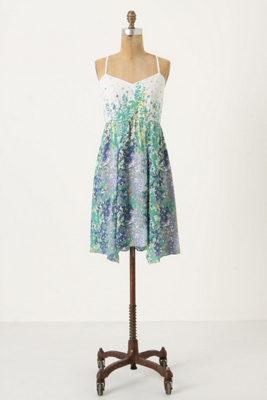The Impressionists Chemise - Anthropologie.com :  floral artistic chemise rayon