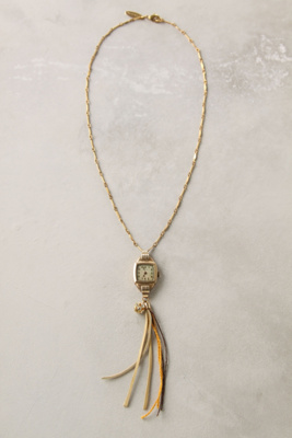 Anthropologie - A Timely Affair Necklace from anthropologie.com