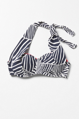 Shade Made Bikini Top - Anthropologie.com :  jungle inspired retro bikini navy and white