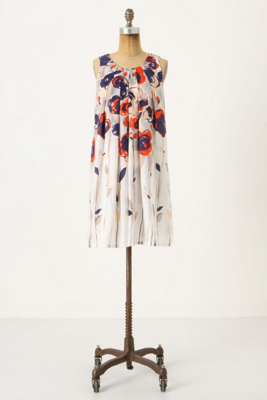 Garden Party Dress - Anthropologie.com :  party frock silk sleeveless poppy