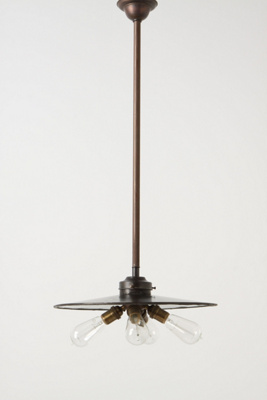 Milk Glass Operating Light, Small