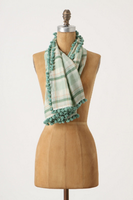 Tartan Boundary Scarf - Anthropologie.com :  tartan cotton airy scarf