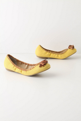 Daffodil Skimmers  - Anthropologie.com :  tassels daffodil leather sunny