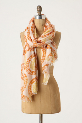Coral Sun Scarf - Anthropologie.com from anthropologie.com