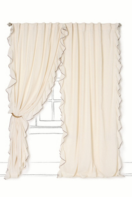 Airy Flounce Curtain