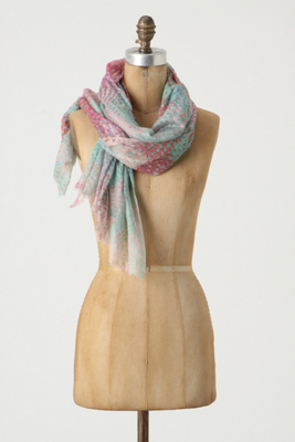 Adage Update Scarf - Anthropologie.com :  wool blend leopard print silk blend pastel