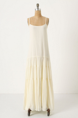 Traversed Chemise - Anthropologie.com :  spaghetti straps chemise drop waist adjustable