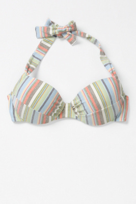 Camera Pose Bikini Top - Anthropologie.com :  top retro inspired stripes colorful
