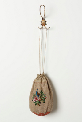 Vintage Peacock Wristlet 