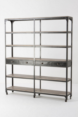 Decker Double Bookcase, Tall