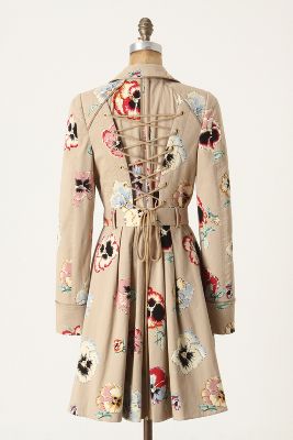 Pansy Corset Trench - Anthropologie.com