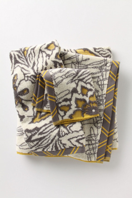 Penciled Hypericum Towels