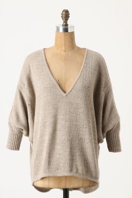 Slouched Keyhole Sweater