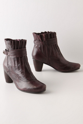 Pintucked Booties
