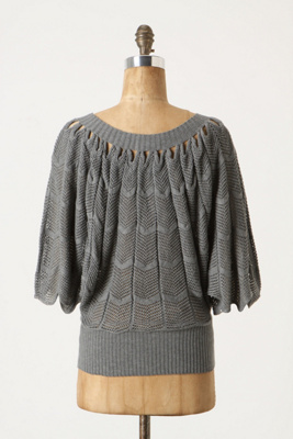 Fanning Scallops Pullover - Anthropologie.com
