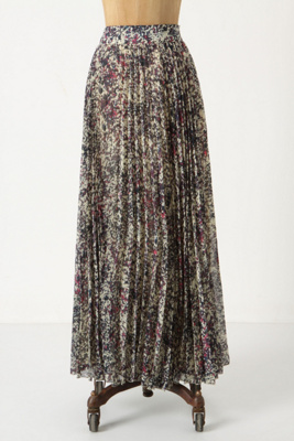 Post-Impressionist Skirt - Anthropologie.com :  knife pleats flouncy impressionist maxi skirt