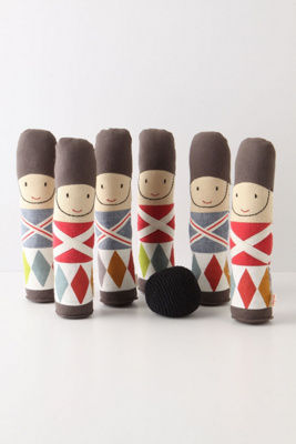 Plush Soldier Bowling Set