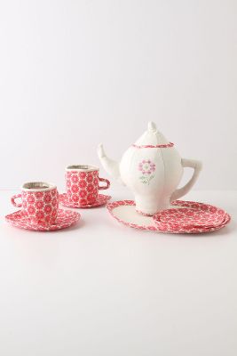 plush tea set