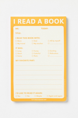 I Read A Book Notepad