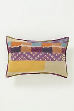 Abstract Ikat Pillow, Small
