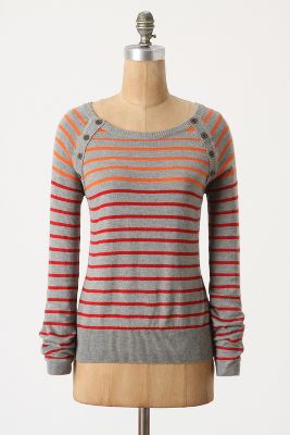 Gradated Stripes Pullover